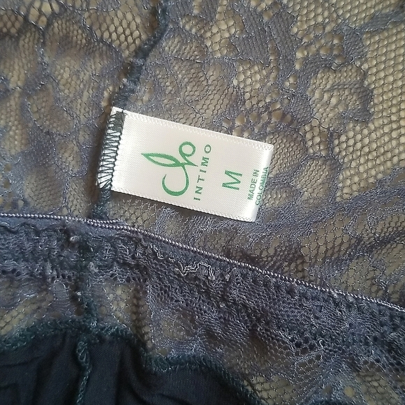 Intimo Dark Blue/Indigo Babydoll Dress - Picture 4 of 4